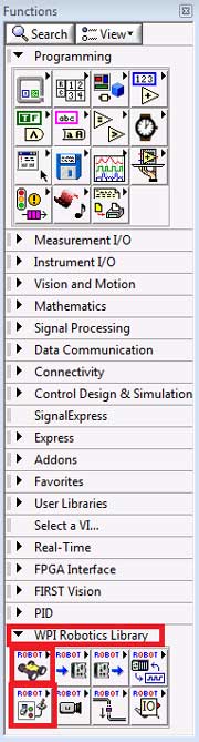 LabVIEW Menu