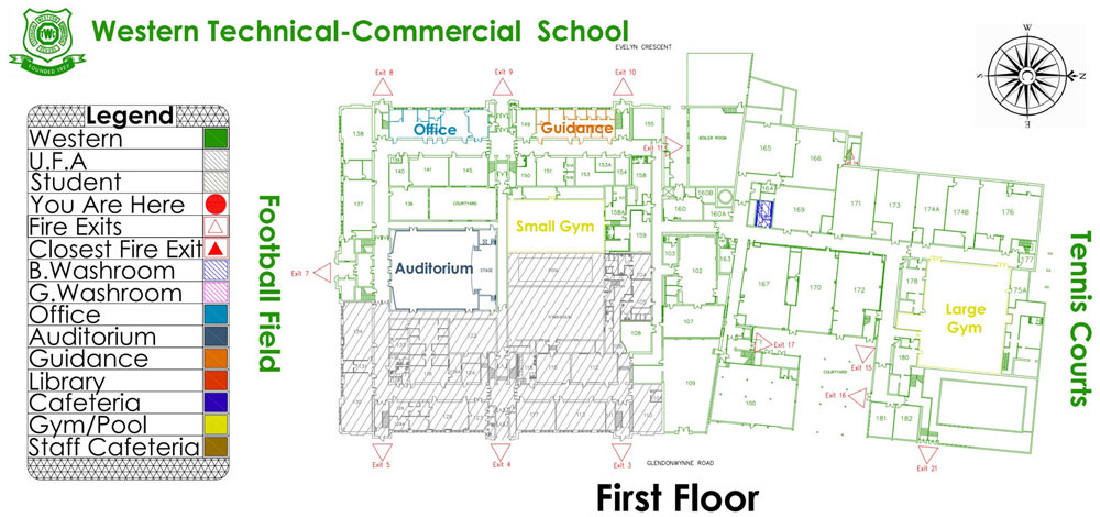 WTCS First Floor Layout