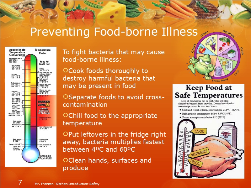 Preventing Food borne Illness
